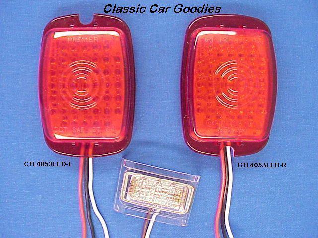 1953 chevy truck led tail light inserts inc led lp lite