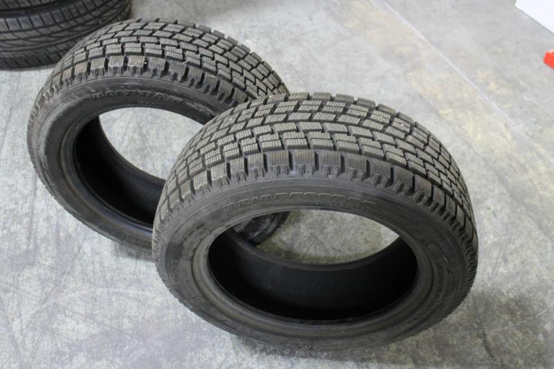 Pair of  used bridgestone blizzak ws-50 w/uni-t 195/55r15 tires, 11/32" tread