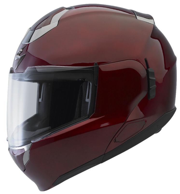 Scorpion exo-900 transformer black cherry modular 2xl helmet xxl 2x large