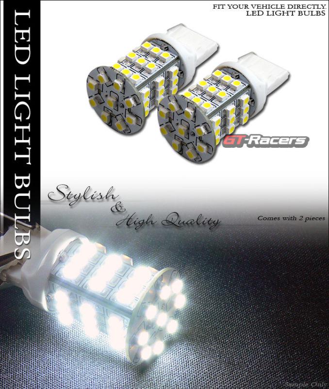 Hot sell 7440 t20 45 count smd led white backup/reverse tail lights bulbs dc 12v