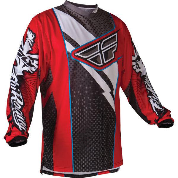 Red/black s fly racing f-16 race jersey