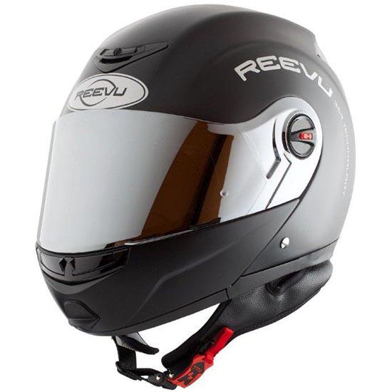 Reevu fsx1 rear-view modular motorcycle helmet