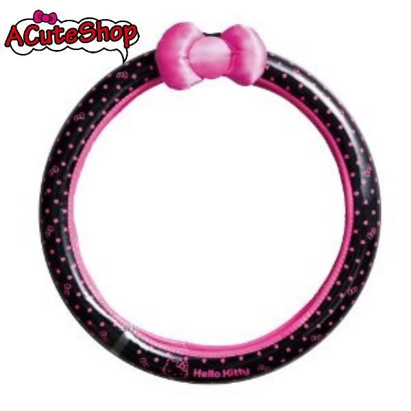 Hello kitty and ribbon auto car steering wheel cover 14"~14"1/2 sanrio