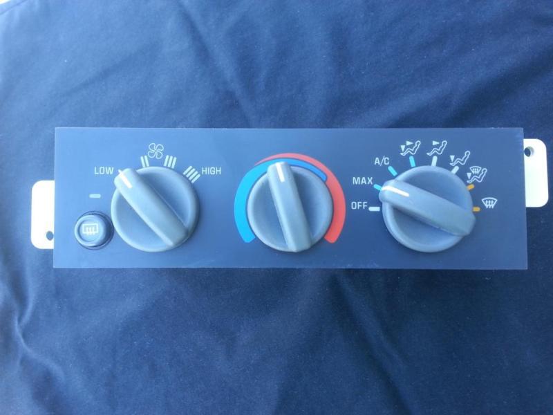 1999 pontiac firebird climate control switch panel oem 