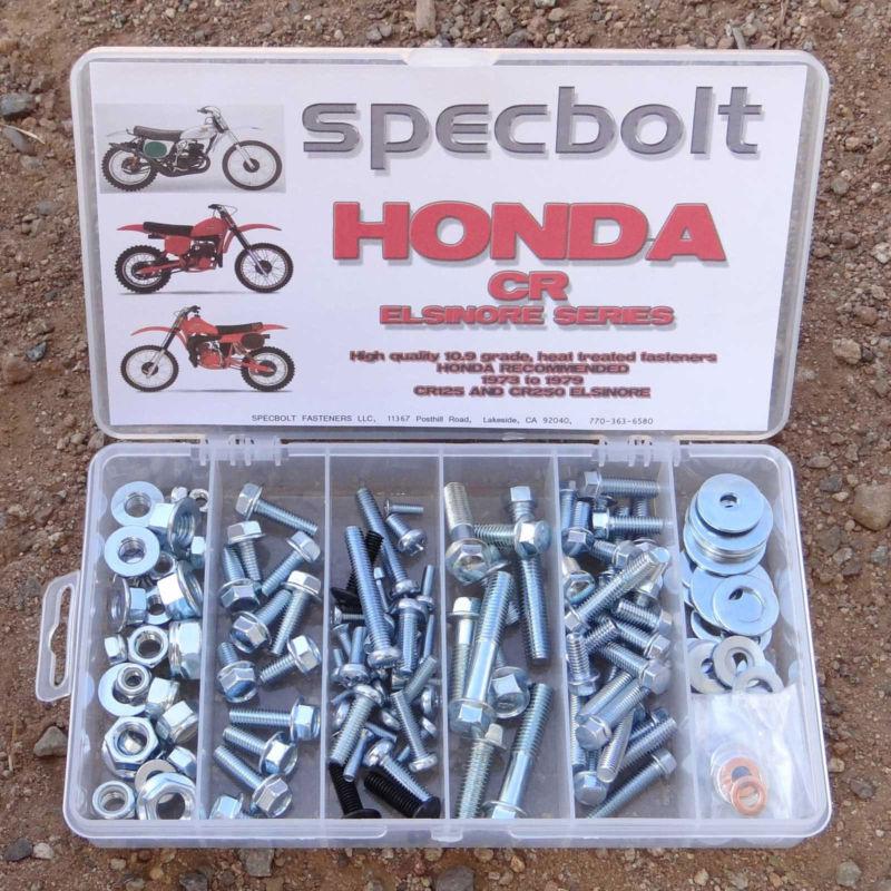 120pc honda elsinore  bolt kit cr 125 250 mr mt vintage cr125 cr250 maintenance