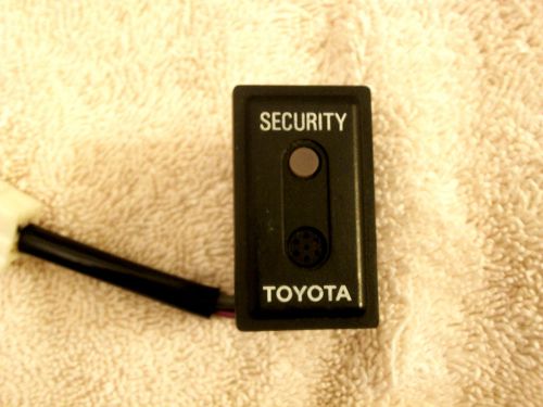 Toyota security indicator light status monitor sensor center console dash light