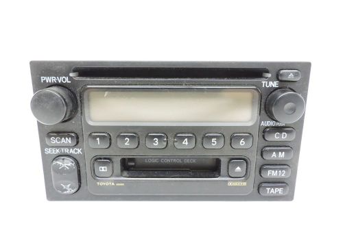 2001-2002 toyota 4runner am/fm reciever radio cd player oem