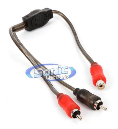 Stinger si12ym 1000 series 2-channel audiophile grade rca stereo y-adapter cable