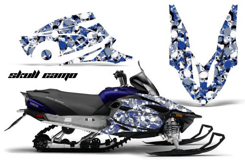 Yamaha vector graphic kit amr racing snowmobile sled wrap decal 12-13 skull camo