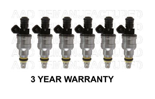 Genuine bosch set of 6 fuel injectors flow matched for pontiac olds buick 3.8l