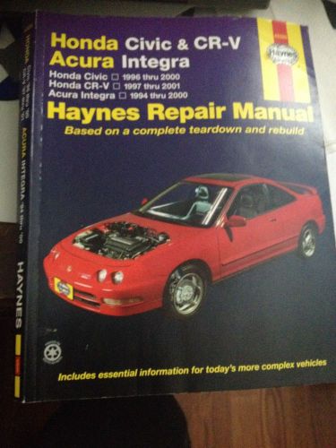 Honda civic (1996-2000) &amp; cr-v (1997-2001) / acura integra  (1994-2000) manual