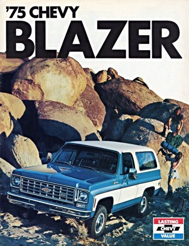 Chevrolet trucks blazer custom s-10  tee shirt vintage designs from ads/brochure