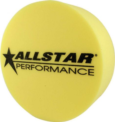 Allstar performance foam wheel mud plug 5 in thick yellow p/n 44154