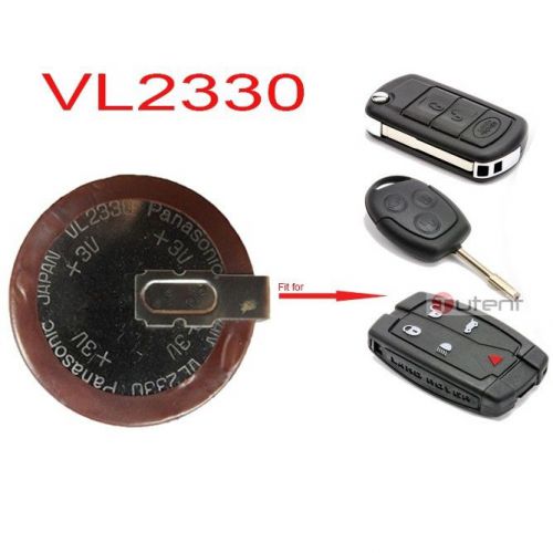 Rechargeable vl2330/hfn 3v lithium coin cell battery for bmw land rover benz new