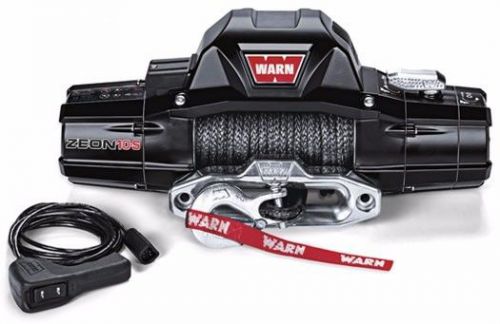 Warn 89611 premium series zeon 10-s truck winch with synthetic rope