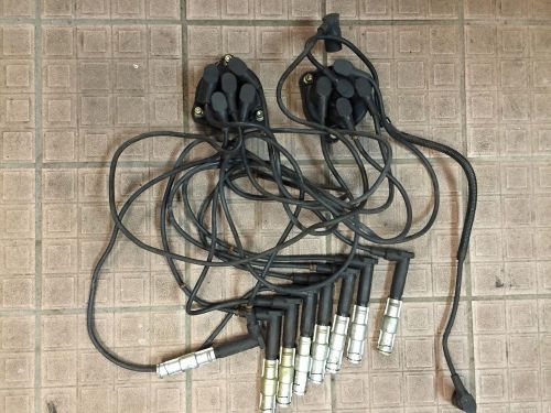 90-93 mercedes 400sel s420 s500 distributor cap spark plug wires cables wire kit