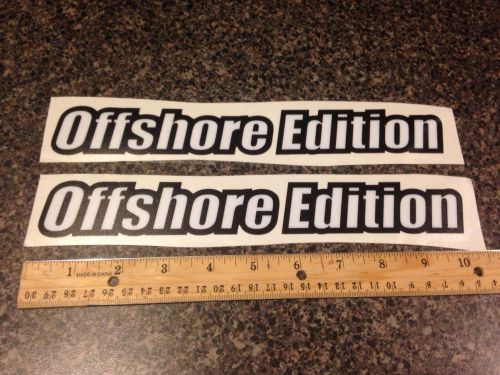 Mercury offshore editon outboard engine decals