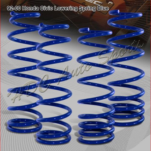 For 1994-2001 acura integra jdm blue suspension coil lower lowering springs kit