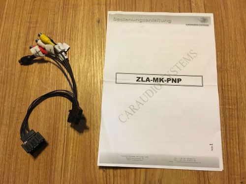 Av cable video in out bmw mk2 mk3 mk4 with tv tuner rear camera zla-mk-pnp