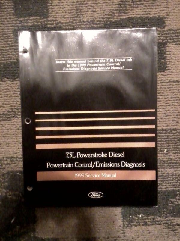 1999 ford 7.3l diesel powertrain emissions diagnosis factory service manual