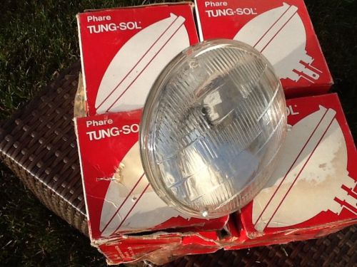 1960s 70s wagner tung-sol  set of 2 headlights headlamps bulbs lights lamps head