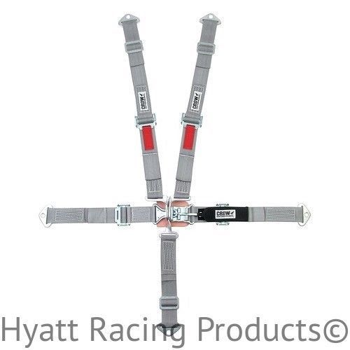 Crow 1/4 midget racing seat belts harness - pull down, bolt in (all colors)