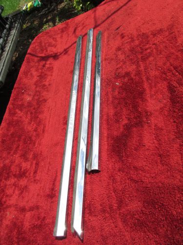 3 - 1963 1964 cadillac 4 door fleetwood belt line window trim pieces