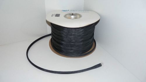 10 ft alphawire grp-120-nf12 black fire retardant 1/2 fuel electrical sleeving