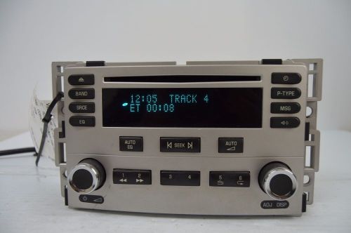 05 06 chevrolet cobalt pursuit radio cd player 15272190  tested c31#001