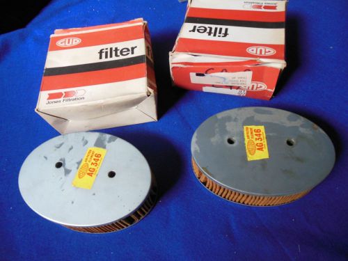 Nors  gud air filters (2) triumph tr4 tr4a oval type metal/paper ag346