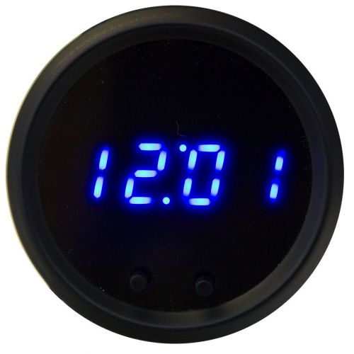 Automotive digital clock  blue leds made in usa! lifetime warranty intellitronix