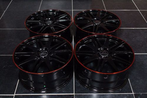 Genuine 19 inch carlsson 1/10 gloss black mercedes wheels rims 8.5j new