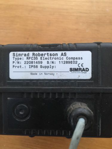 Simrad robertson rfc35 auto pilot compass