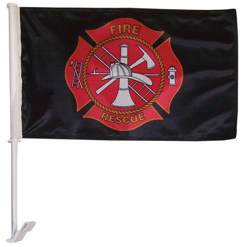 Fire rescue car flag usmc military patriotic window truck auto gift