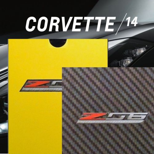 Corvette stingray 2014 book + 2015 z06 lt4 brochure - z51 chevrolet - lt1 coupe