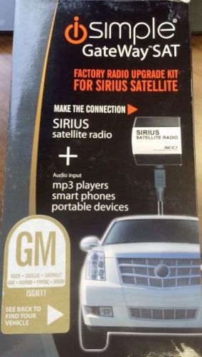 Isimple factory radio upgrade kit for satellite radio - isgm11