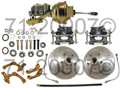 Brand new complete front disc brake conversion kit fits 55 56 57 58 chevy