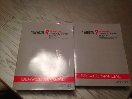 Pontiac grand prix (1993) service repair manuals - books 1 &amp; 2