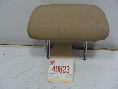 02 bmw 325i rear back seat outer headrest head rest tan leather oem