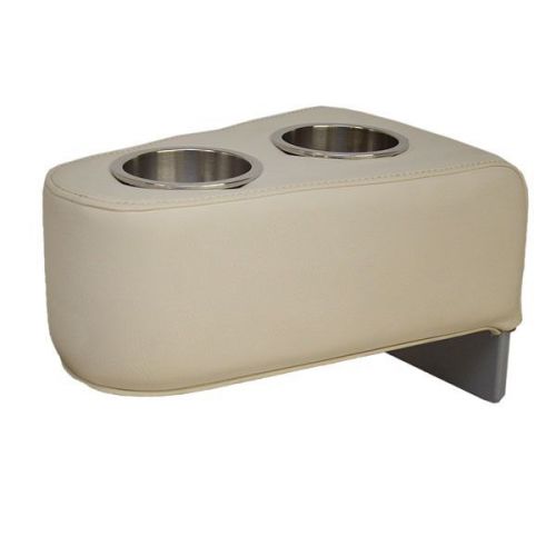 Godfrey marine 281513 oem beige vinyl removable pontoon boat cupholder armrest
