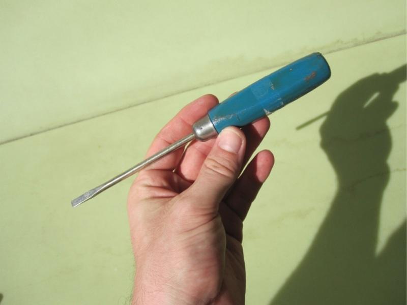 Blue screwdriver for hazet tourist vw split bug beetle oval porsche 356 tool kdf