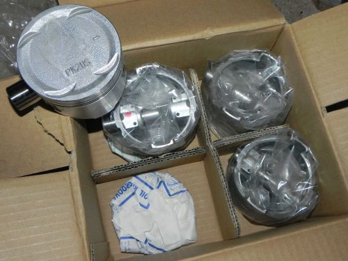 Top-line 4 piston &amp; rings set - pa h-19l std - nos - never used
