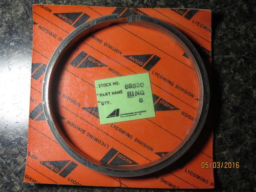 Lycoming avco piston ring set of 6  each  p/n 69330    nos package