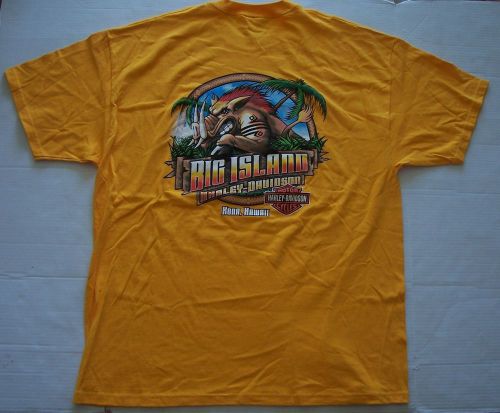 Big island harley davidson kona hawaii t shirt xxl nwot