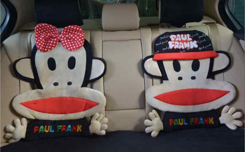 14PC-black plush cartoon mouth monkey design car seat cushion, US $180.00, image 4