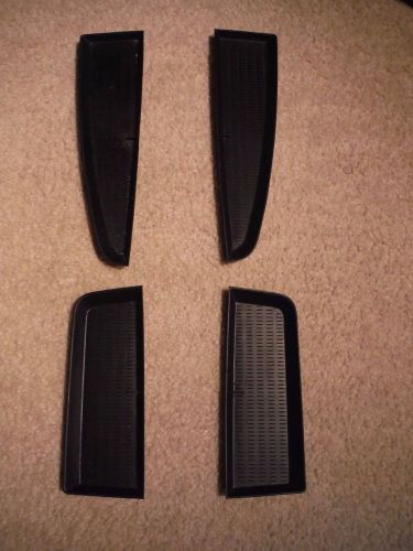 Bmw x5 e70 (07-13) &amp; x6 e71 (08-14) front&amp;rear pocket tray rubber insert mat oem