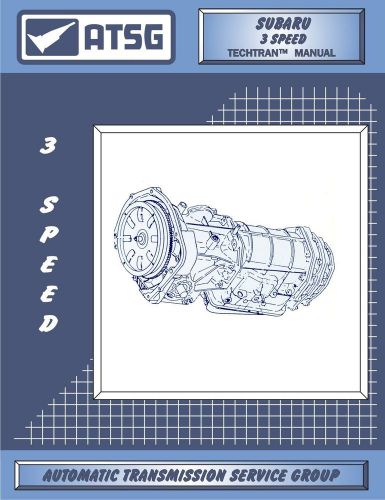 Subaru 3 speed atsg rebuild manual transmission transaxle overhaul book 80-87