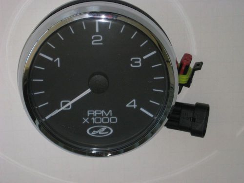 Vdo 4000 rpm boat diesel tachometer, black no. n02 068 003 sea ray