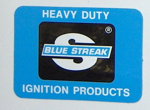 Blue streak hd original sticker decal nascar racing rod