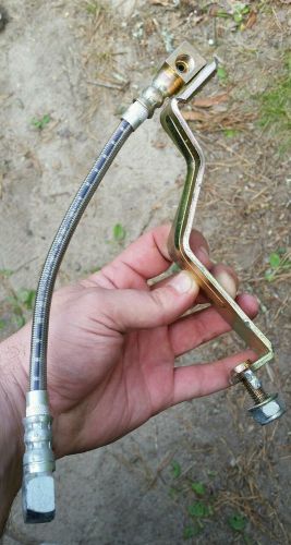 87-93 mustang rear stainless brake hose